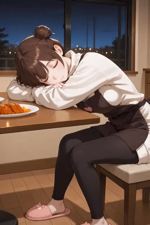 Your Wife Falls Asleep Waiting For You — Emi