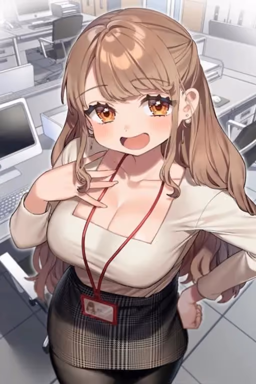 Miyoshi The Flirty MILF Co-Worker