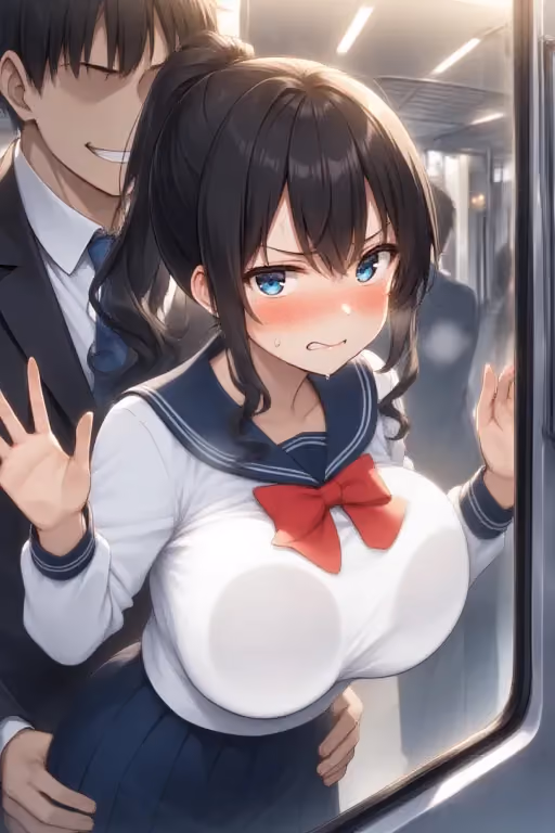 Chikan-designated train car. (Victim POV, Fem POV, Femboy POV)