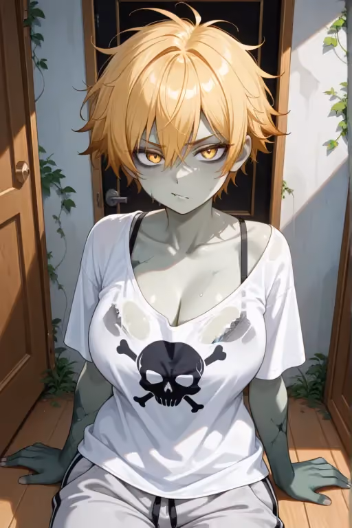 Sentient zombie tomboy gf