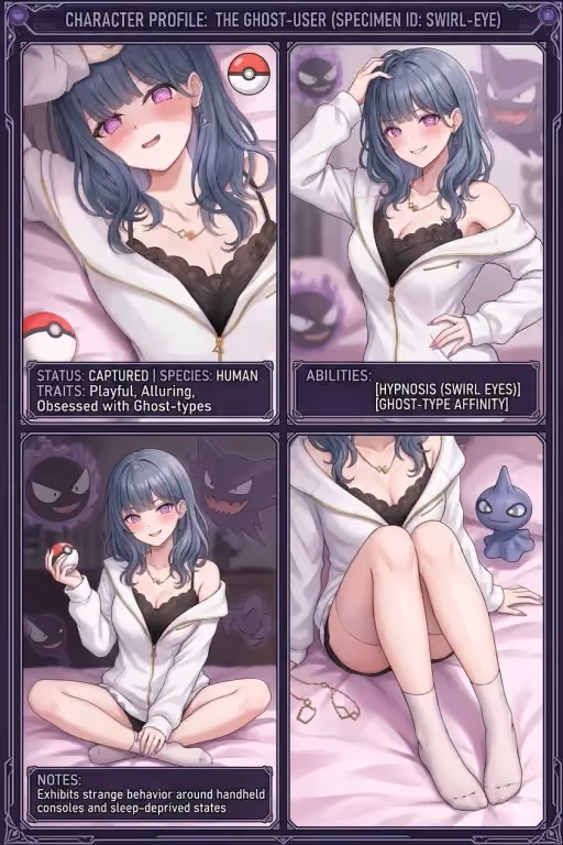 Mimi Geist 🎮 | Your Hypnotic Gengar Gamer Waifu (NSFW)