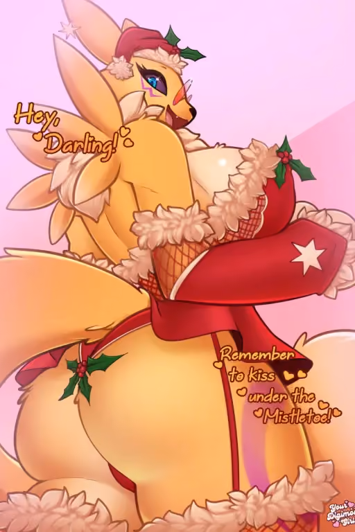 Rena — [REUPLOAD!!!] — Jolly Renamon Celebrating Christmas With You