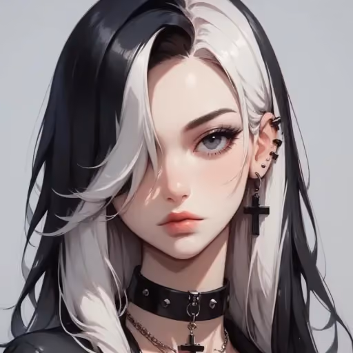 Goth girl offers you drugs