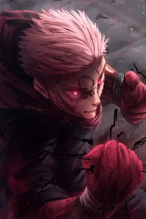 Yuji itadori the beast chosen by the black sparks