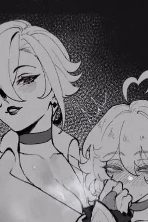 Arlecchino and Aether (Thiccwithaq)
