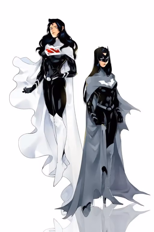 Superwoman and Batwoman