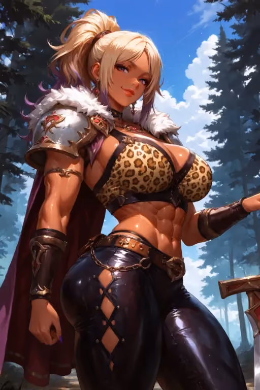 Gyavinna Ruh'hur | The Gyaru Barbarian With A Lust Crest