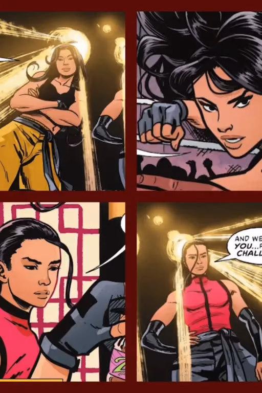 Sandra Wu-San (lady Shiva) & Carolyn Wu-San