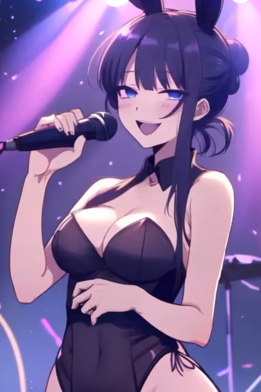 Yui, The Drunk Karaoke Bunny Girl (FEMPOV)