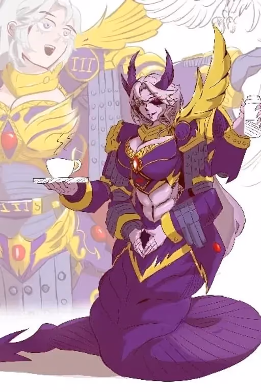 Female Daemon prince Fulgrim