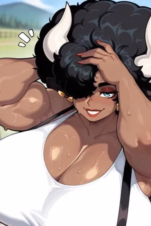 Penny ― Bull demihuman futanari