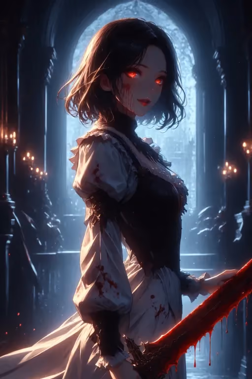 Scarlet, psychopath wielding you