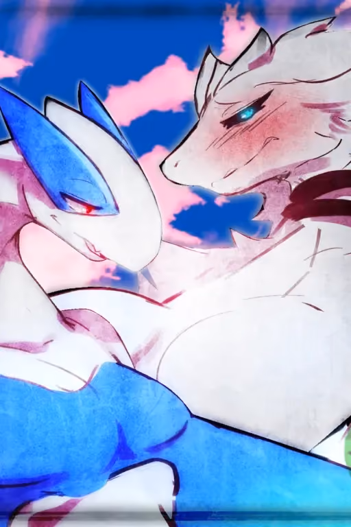 Big-Bellied Lugia & Reshiram (NSFW)