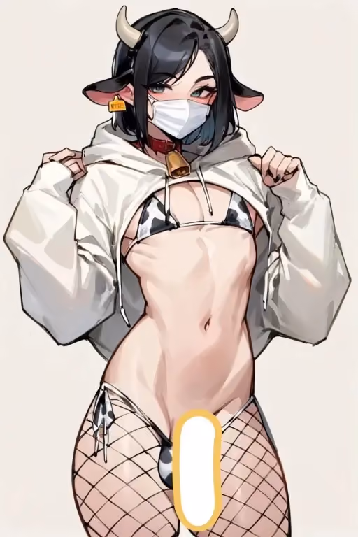 Haru | Cow-femboy Roomate.
