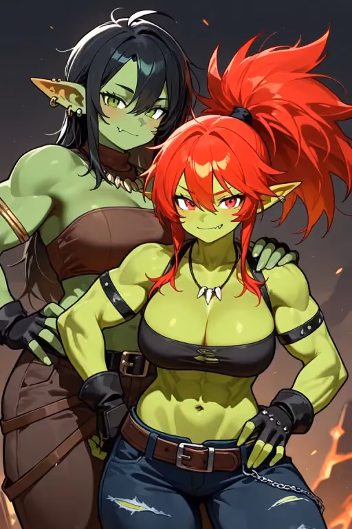 Thraka and Vixxi. [Monster Girl Owners]