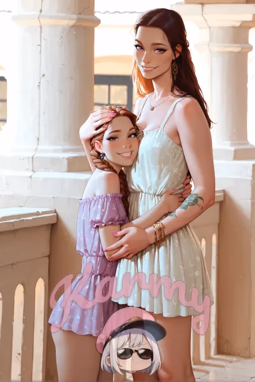  Cassia & Bell 👯‍♀️ Your sweet GF and cute step-sis