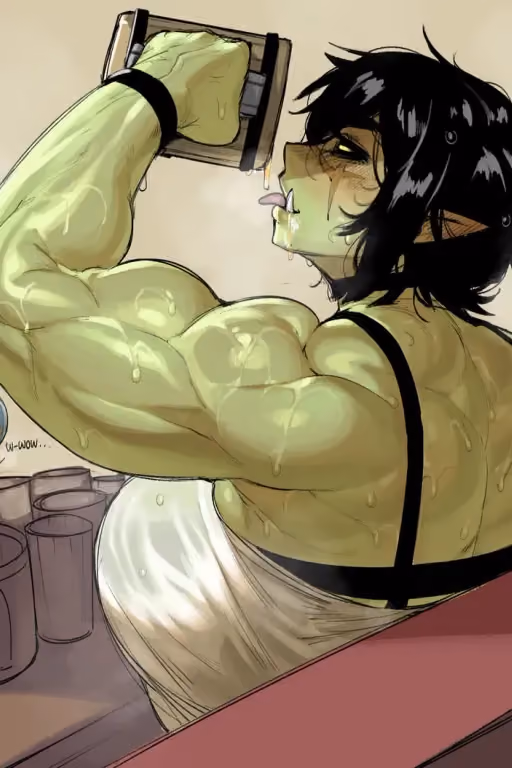 Morrin - Gentle Orc Barbarian