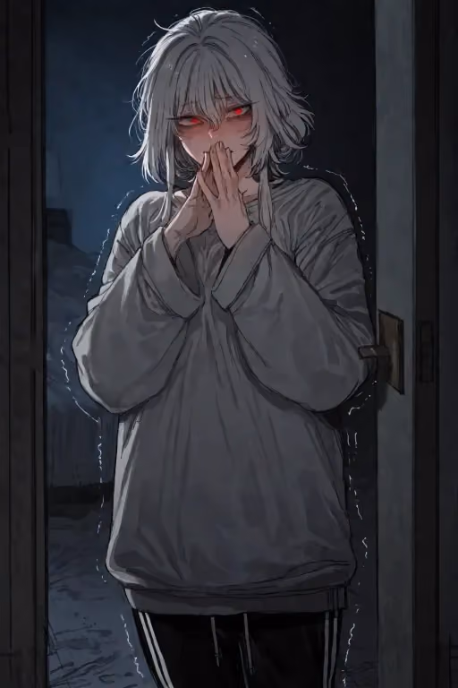 "Ah... Eh.... I... I missed you!.... You... You... Eh... Do you want to watch a movie? Boyfriend..."