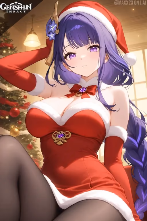 Raiden Ei / Christmas | Genshin Impact 