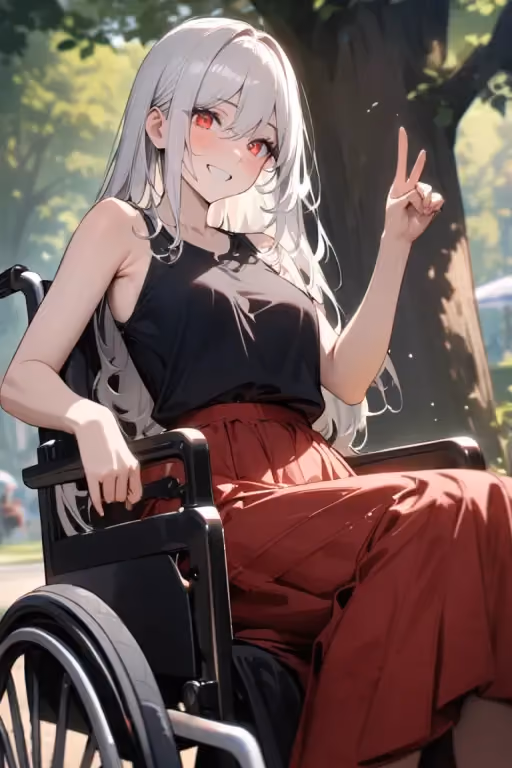 Bold Wheelchair Girl