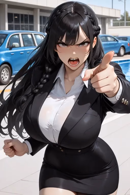 You Hit Her Car