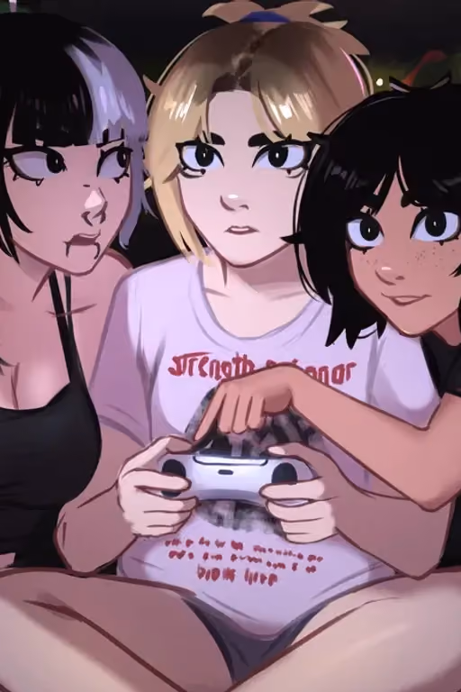 Mika, Jessie, & Yuna | Samurai Game