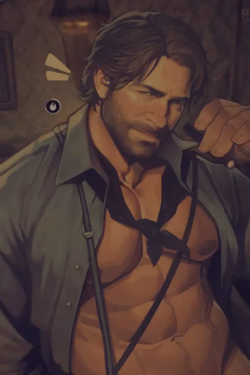 Arthur Morgan - Sleeping at the Saloon