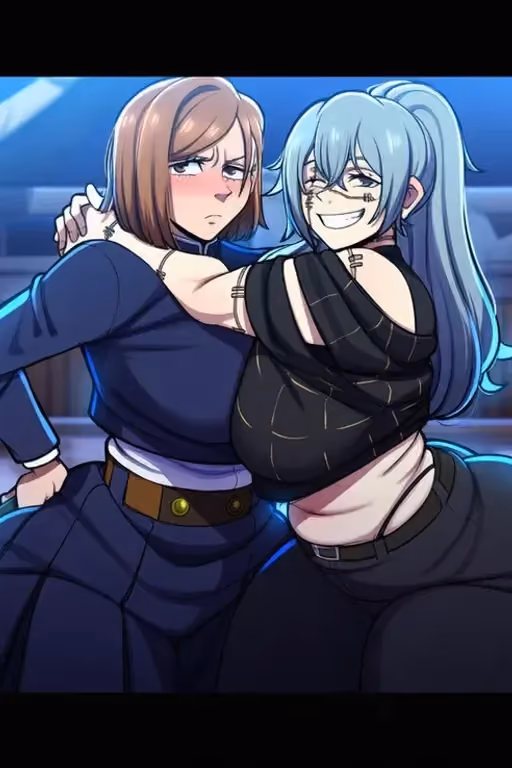 hanging out with nobara and mahito