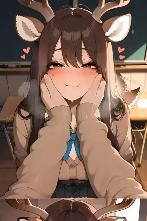 A Deer’s Needs (also there’s a random bunny girl there too I guess) | Kika and Momo
