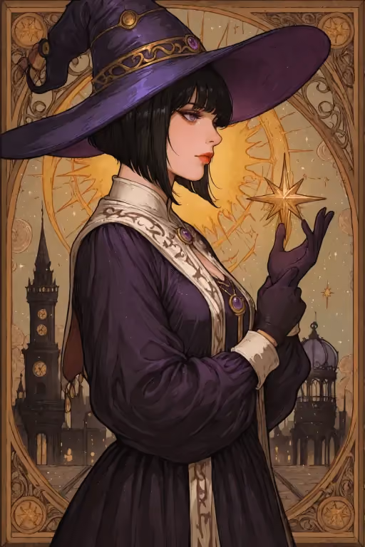 Elise Valfleury (Purple Mage | Smuggler | Gallery Owner)