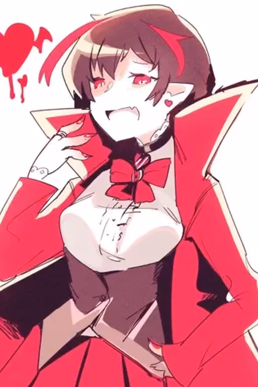 Fem Nosferatu is planning to claim you as her errr.... partner? lover? kindred? i dont know, just take this filler bot (Lobotomy corporation)