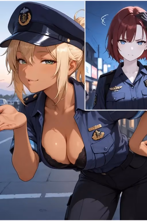 You Are Stopped By Two Police — Tessa & Nora