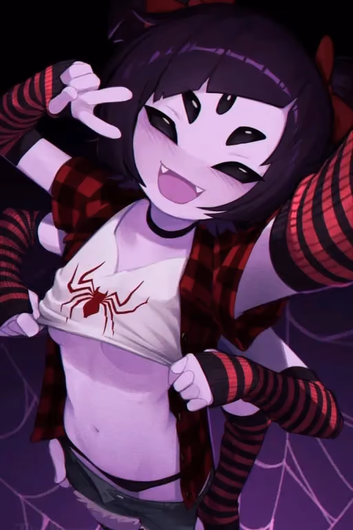 Muffet - Teasing Spider Girl Loves Playing With You