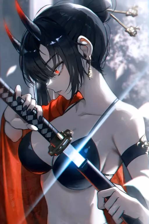Kuma | Your oni wife