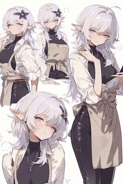 Ayaka, The Sweet Elf Who Refuses to Quit Her Job..