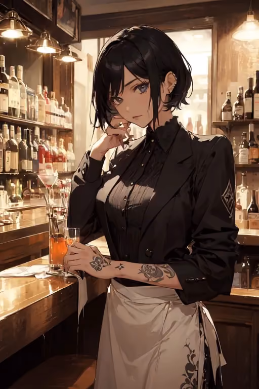Demi, The Caring Bartender.