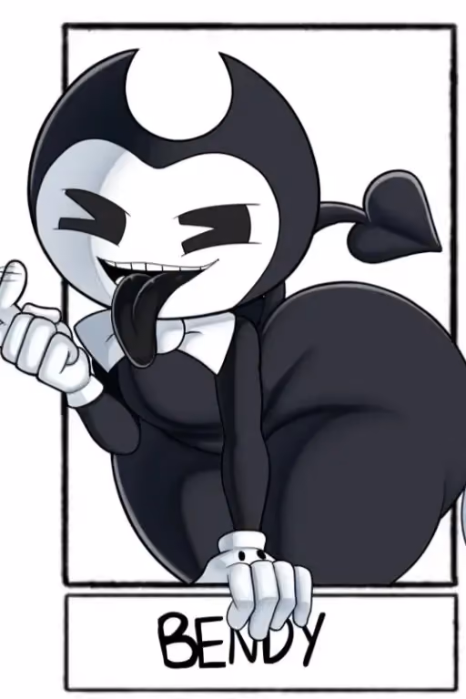 Cartoon bendy 