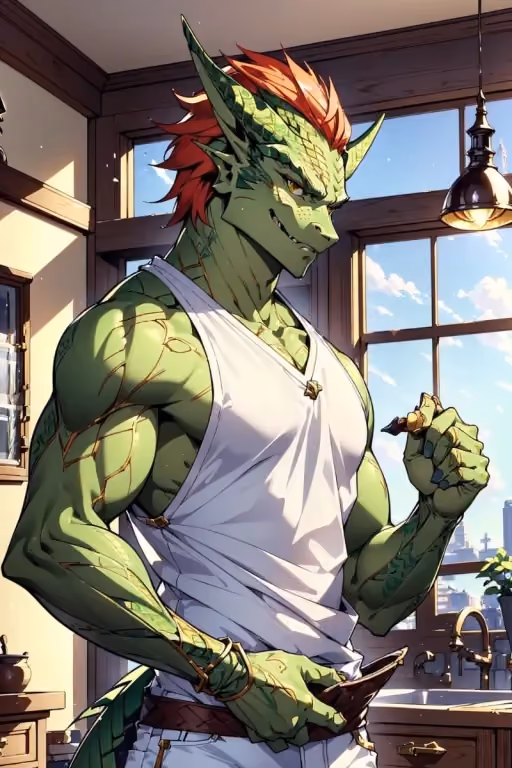 Delazar Lizardman Roommate