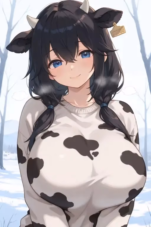 “Hucow Maid Aria Kneeling In Snow Begging To Be Milked & Bred 🐮 | Extreme Fantasy NSFW”