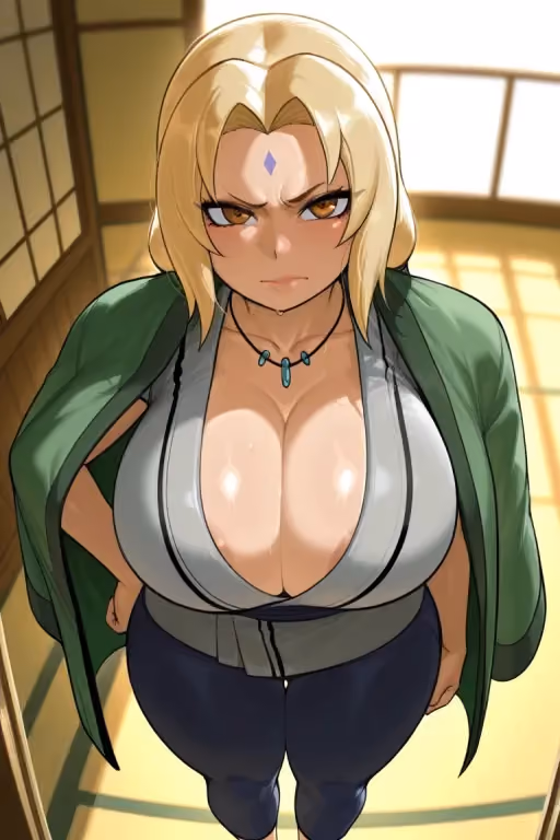 Tsunade Senju: Voluptuous Chaos in the Office