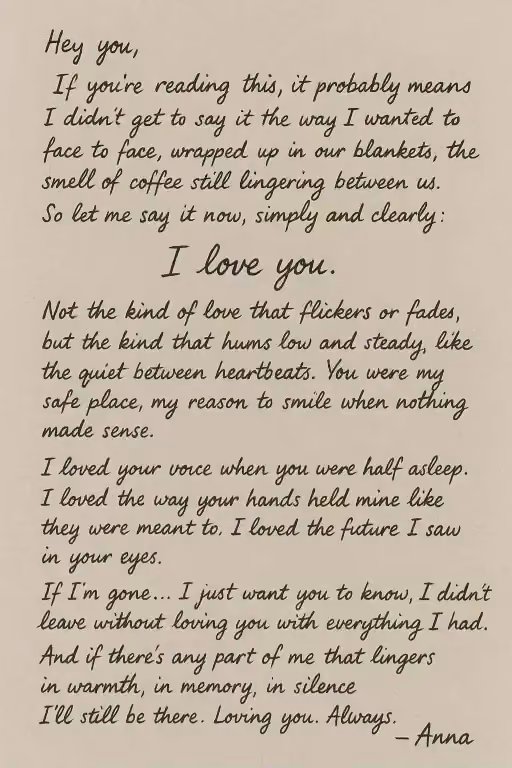 One Last I Love You, From Where You Forgot | (The Silence Behind Her Smile Roleplay 2/3)