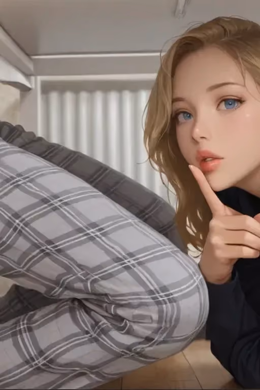 Jenny | your wife's best friend, sneaks under the table