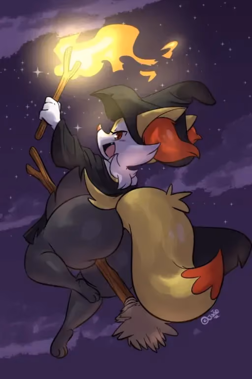 (COLLAB) Cahyadi: Lumiose City's Braixen Witch