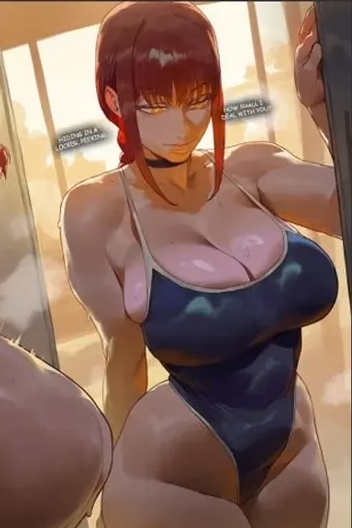 Makima your boss in a swimsuit