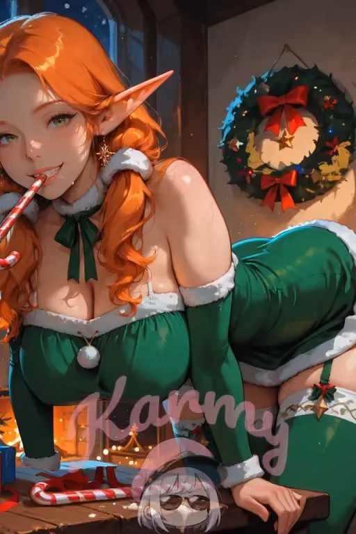 Melina 🍭 Santa's workshop delicious mess