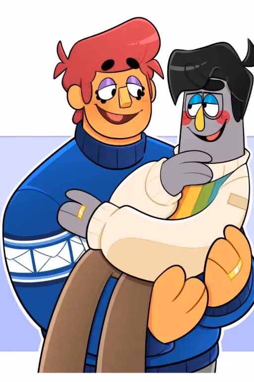 Eddie Dear and Frank Frankly