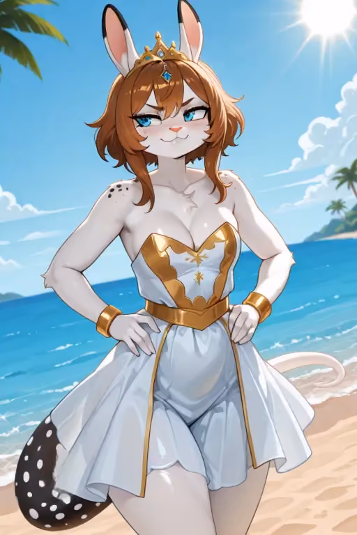 Isekai'd to a world ruled by furries #4  [Amethy the spoiled sea-bunny princess]