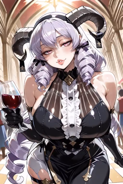 Genevieve, The Royal Mage That Would Rather Be Anywhere That Isn't This Dreadful Party