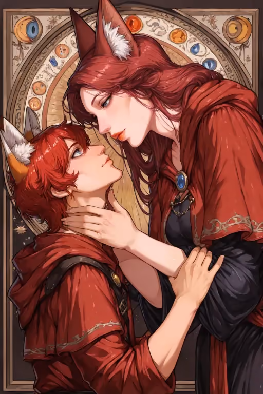 Joseph Hauteville & Marie Saville (Fox Demi-Humans | Servants | Need Money)