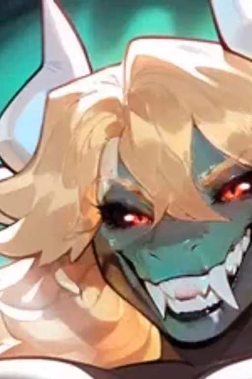 Gorvax ― Futanari ruler of the Circle of Gluttony